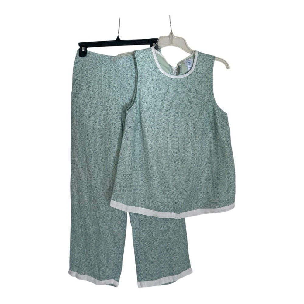 Sewing Down South x Crown & Ivy Courtney Printed Sleeveless Top & Pull On Pants
